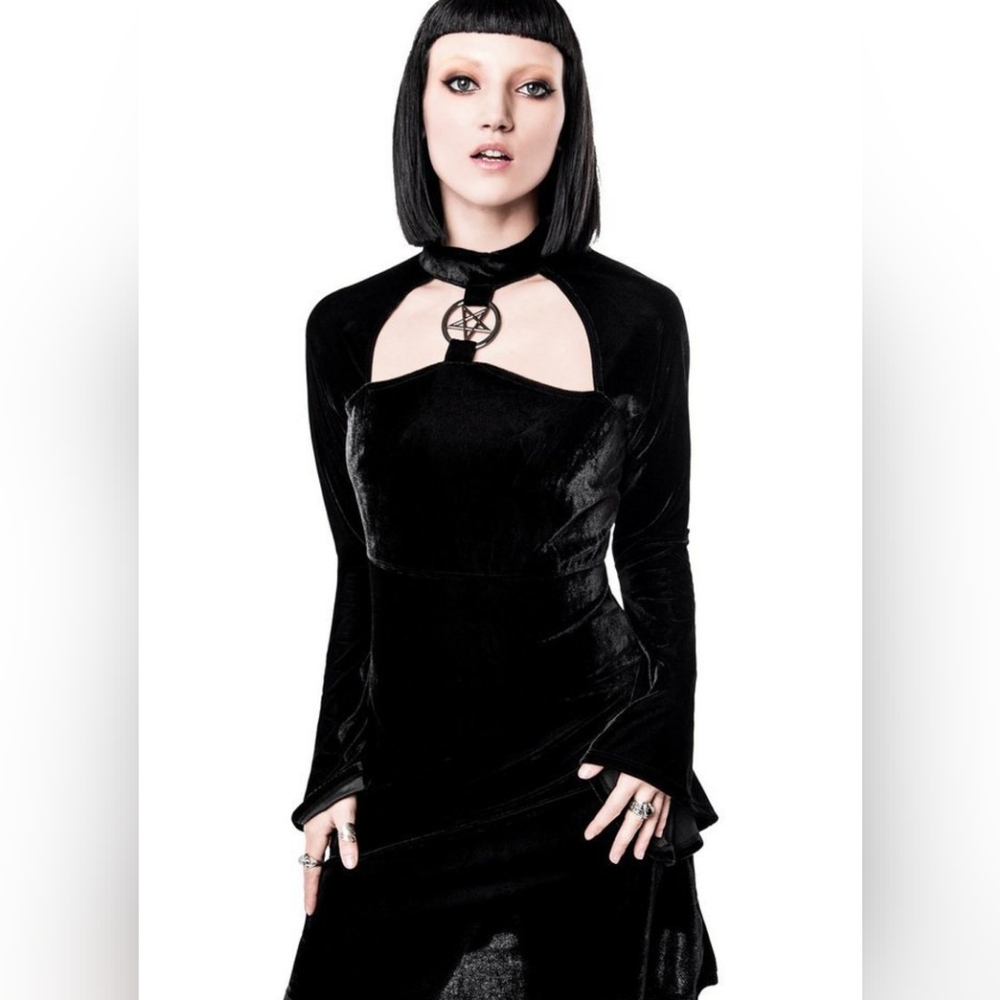 NWT Killstar Ziva Velvet Dress Medium